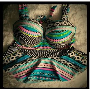 Repost!! PEPLUM TANKINI TOP!